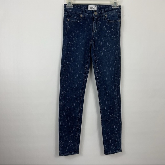 Paige Verdugo Ankle White Sundial Jeans Size 24 - Picture 1 of 7